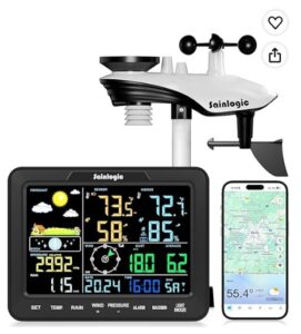 Sainlogic Smart WiFi Weather Stations Wireless Indoor Outdoor